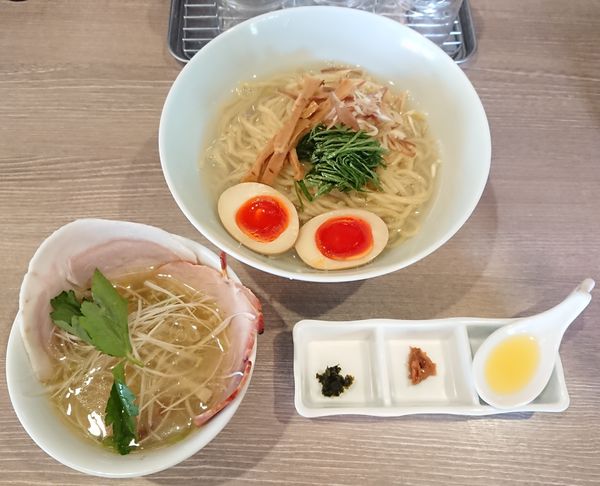 「特製蜆昆布水つけ麺(塩)」@中華そば 和渦 TOKYOの写真