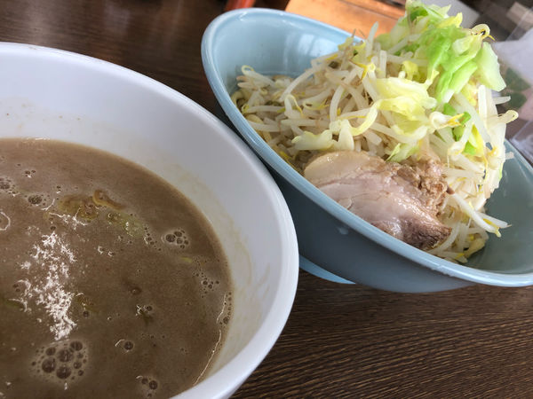 「郎つけ麺　並　野菜増し　850円」@らーめん 旭郎山の写真