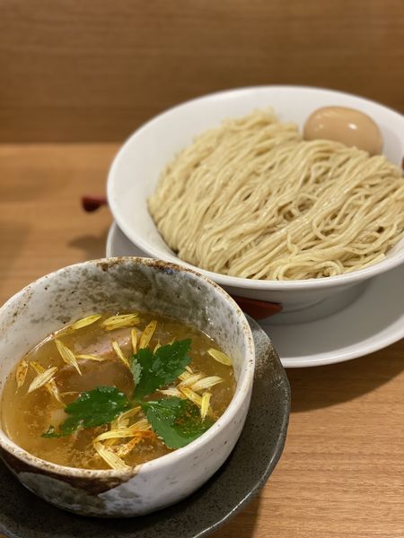 「鯛塩つけ麺」@鯛塩そば 灯花 本店の写真
