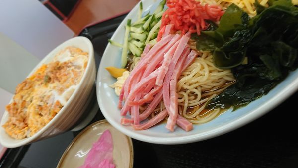 「昭和の冷やし中華」@山田うどん食堂 越生店の写真