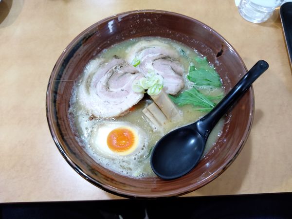 「みそラーメン」@爆じゅう餃子 餃点の写真