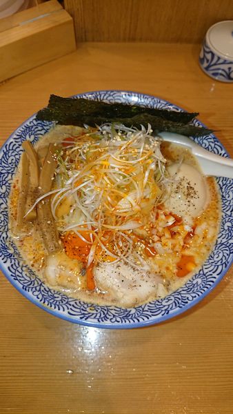 「特製ごまの辛いそば 1200円」@中華そば 笑歩の写真