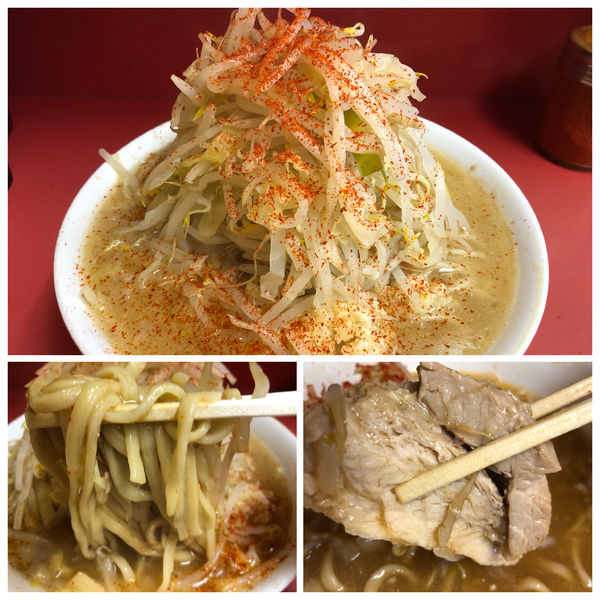 「小ラーメン(豚2枚) 780円 ニンニク多め」@ラーメン二郎 ひばりヶ丘駅前店の写真