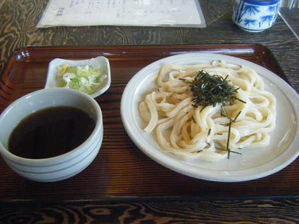 「ざるうどん（のり付き）」@指田屋の写真