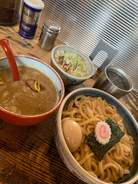 「つけそば赤 味玉 大盛」@中華そば 螢の写真