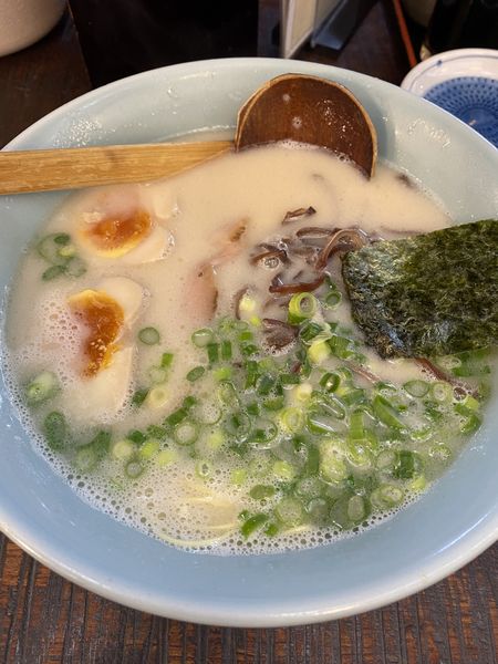 「玉子ラーメン」@長浜屋台ラーメン 博多っ子 関内店の写真