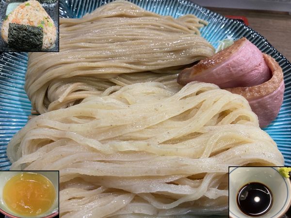 「新合盛りざる中華＋めんま飯」@手打中華蕎麦 亀庵の写真