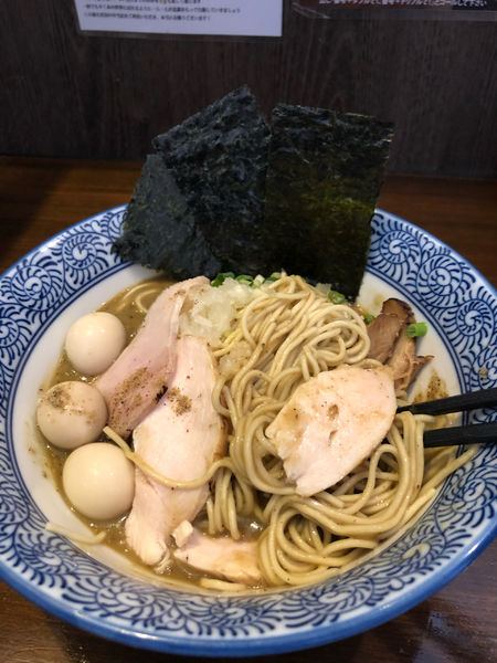 「特製煮干中華蕎麦」@煮干し中華蕎麦 山崎の写真