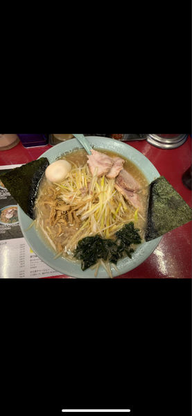 「ネギチャーシューメン大盛り1200円」@ラーメンショップ幸手 金田亭の写真