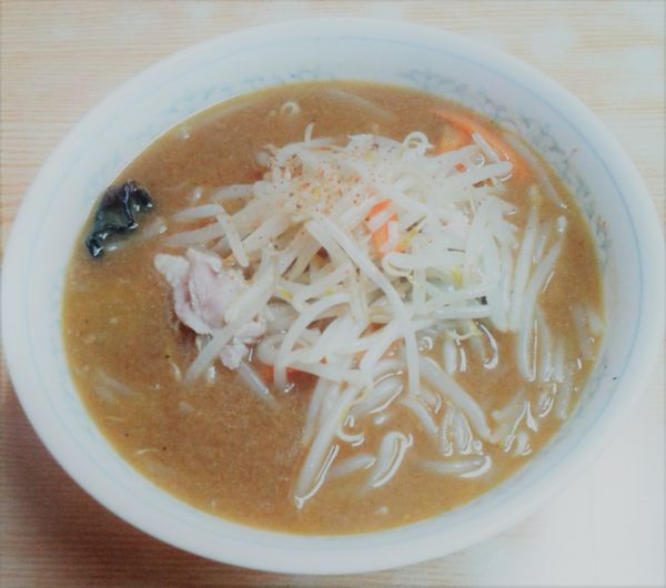 「味噌ラーメン（650円）」@みちくさ食堂の写真