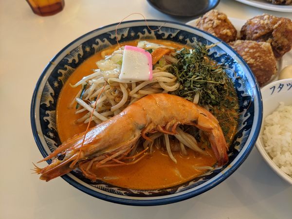 「トムヤムらーめん　880円＋税」@フタツメ 伊勢崎店の写真