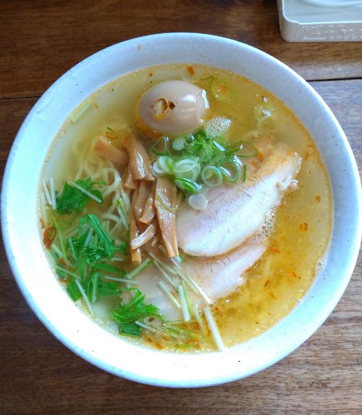 「うま塩ラーメン大盛ビー玉（￥700+120+30）」@麺家 ゐをりの写真