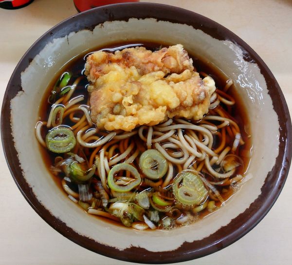 「ちくわ天そば（390円）」@岩本町スタンドそばの写真