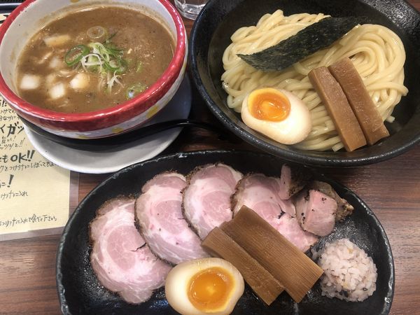 「魚介豚骨特つけ麺・大（1180円）」@つけ麺 きらりの写真