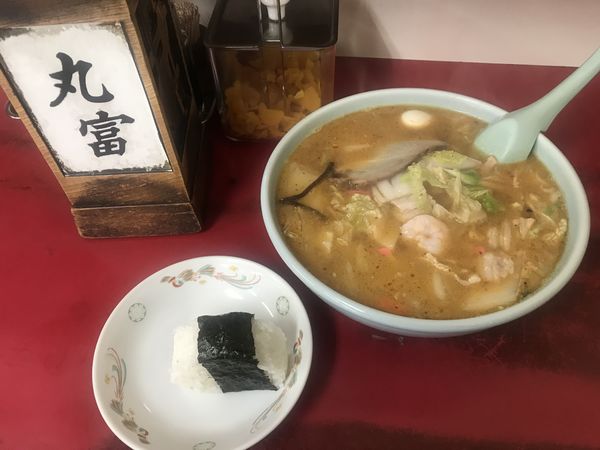「五目味噌ラーメン 750円」@長崎チャンポン 丸富の写真