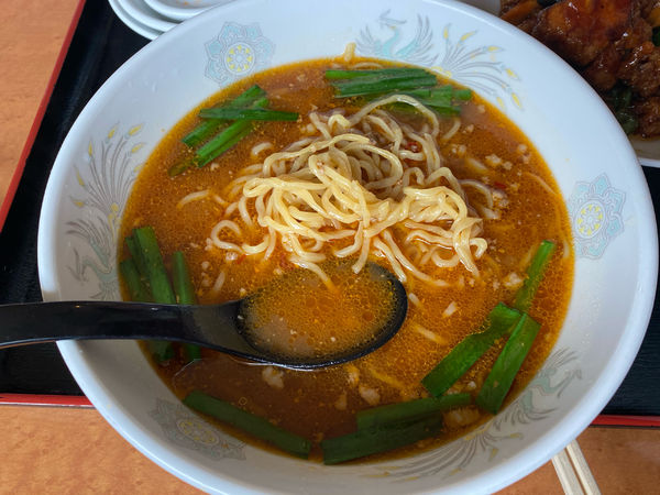 「台湾味噌ラーメン(日替りランチメニュー) ¥655」@陳記 馬立店の写真