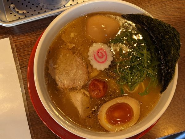 「限定煮干しらぁめん」@中華そば 花京 天六店の写真