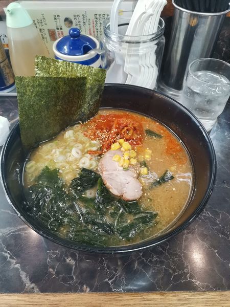 「からし麺 HOT 味噌 880円」@ラーメン屋 麺一 溝の口店の写真