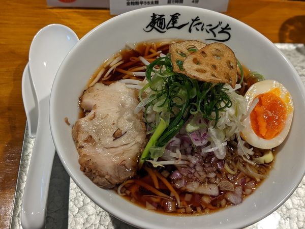 「豚醤油らぁめん」@麺屋 たにぐちの写真