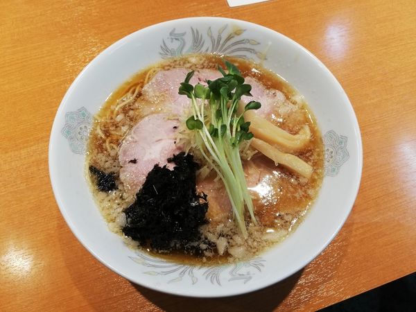 「所沢醤油生姜ラーメン」@㐂九八 ～garage～の写真