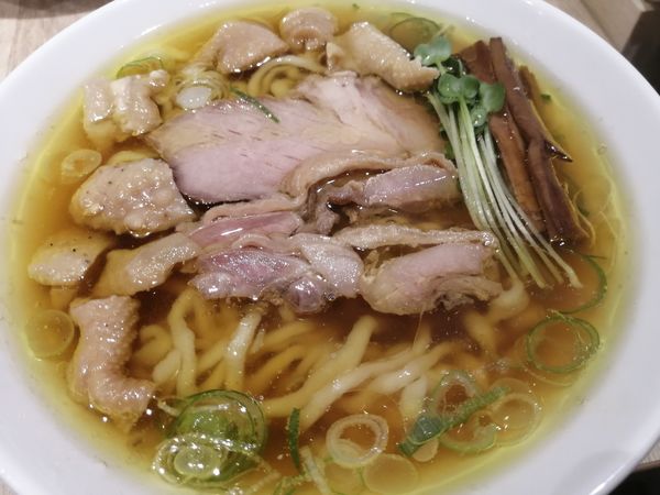 「親鶏中華そば¥820＋親かわ¥50」@手打 親鶏中華そば 綾川の写真