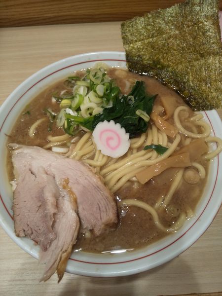 「【限定】六等星羽釜直球濃口醤油鶏油落とし900円」@麺や 六等星の写真