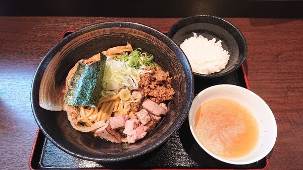 「まぜそば」@らぁーめん 喜元門 石岡店の写真