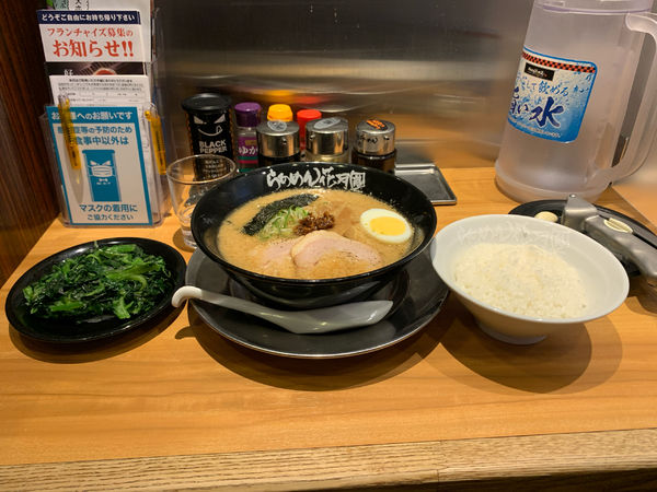 「嵐げんこつラーメン醤油」@らあめん花月嵐 菊名駅前店の写真