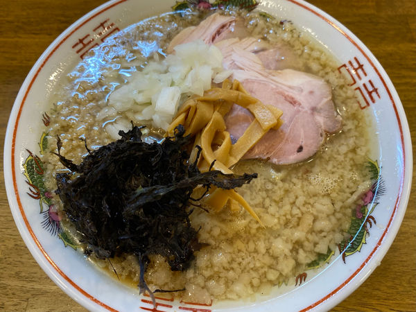 「背脂煮干中華そば」@背脂煮干中華そば 我武者羅 初台店の写真