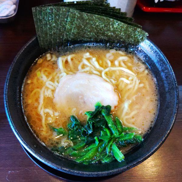 「豚骨ラーメン 海苔増し」@らーめん 青木商店の写真