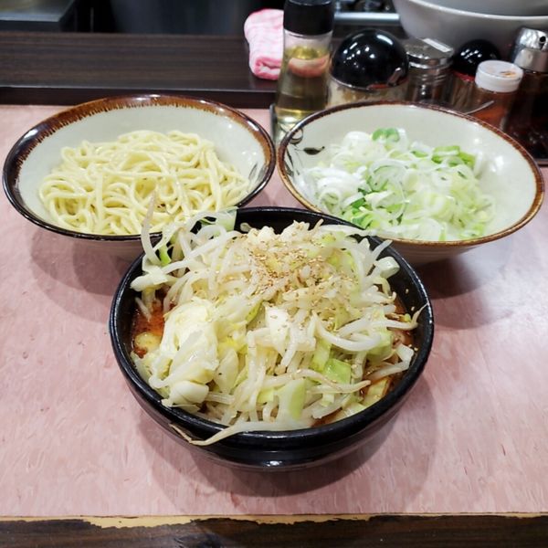 「もりそば小野菜ネギ味変で担々」@所沢大勝軒の写真