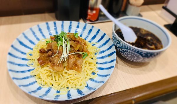 「つけ麺（￥650）」@肉厚わんたん麺と手作り焼売 ら麺亭 浅草支店の写真