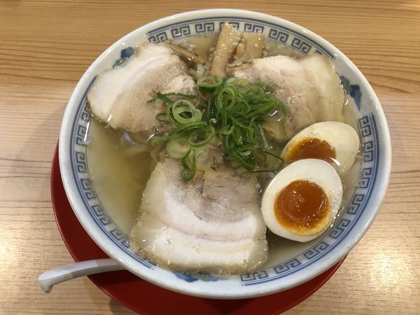 「会津山塩物語 750円＋クーポン味玉」@麺処若武者 ASAKUSA 〜FUKUSHIMA NOODLE STYLE〜の写真