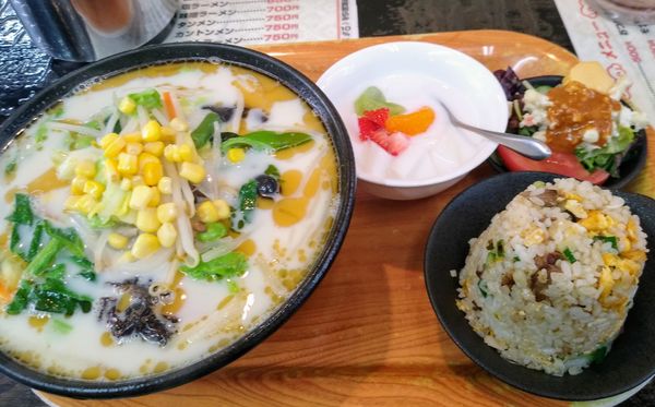 「タンメンランチセット 900円」@永楽 児玉店の写真