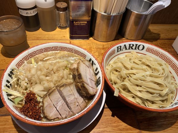 「つけ麺」@らーめん バリ男 新橋本店の写真