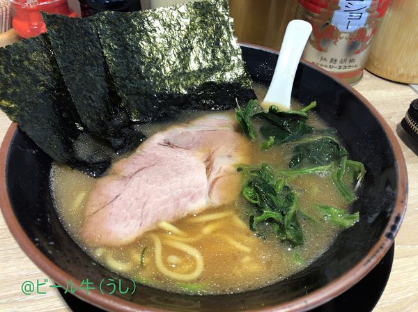 「ラーメン(600円)硬め、普通、脂少なめ」@ラーメン桜道の写真