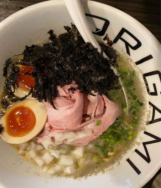 「味玉背脂煮干しらーめん」@麺屋 ORIGAMIの写真