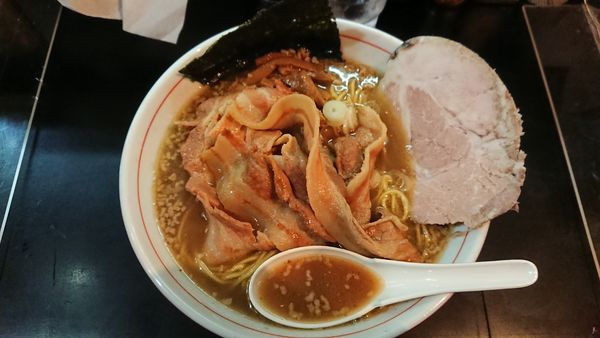 「赤貝不純＋牡蠣出汁SPラーメン」@一条流がんこ総本家分家四谷荒木町の写真