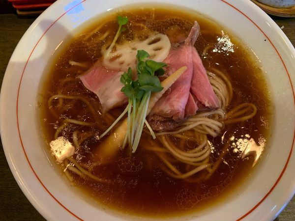「鴨鶏あさりSOBA」@麺屋 グラフミの写真