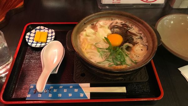 「親どり　鍋焼きラーメン」@鍋焼きラーメン のがろ～ とさのさとアグリコレット店の写真
