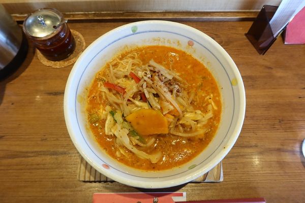 「温野菜担々麺¥880」@錦城 小牧店の写真