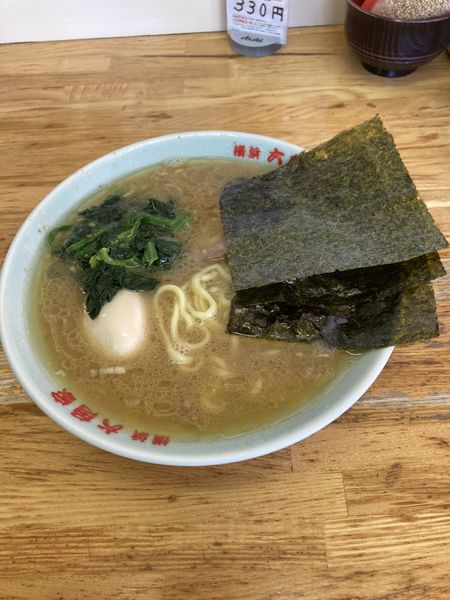 「ラーメン＋味付たまご」@六角家 本店の写真