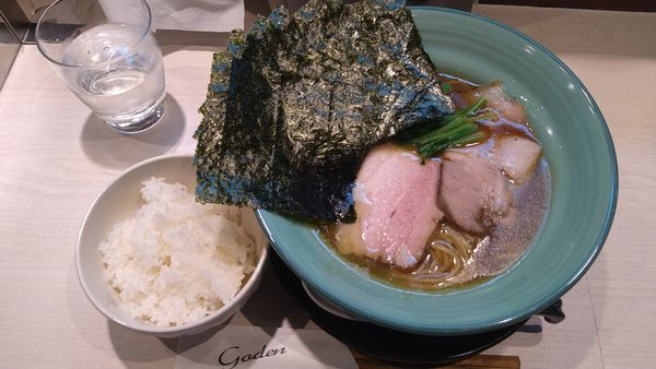 「【限定】〈家系らーめん〉中野家¥900+のり¥100+ライス」@柳麺 呉田-goden-の写真