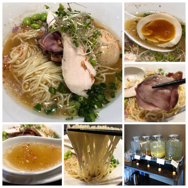 「鮮魚と水 味玉付き 910円」@論露に不二の写真