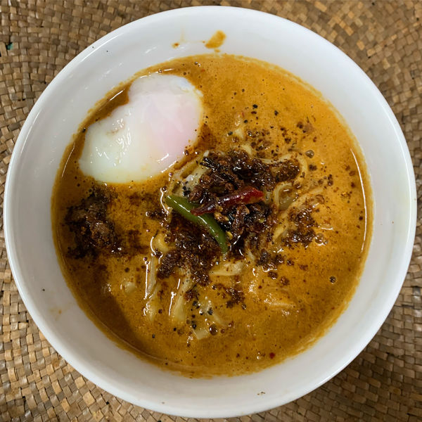 「黒カラシビ麺」@龍門瀑の写真