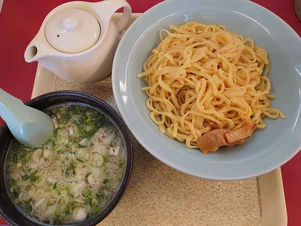 「【限定】ホタテ塩とんこつつけ麺(940円)」@山岡家 狭山店の写真