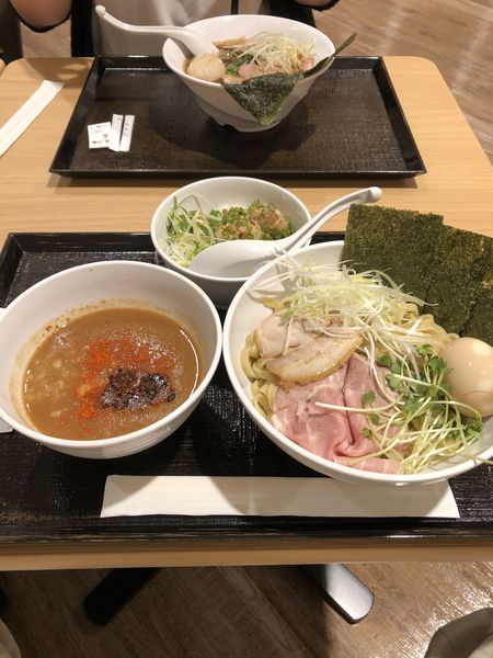 「豚骨魚介濃厚平打ち特製つけめん（大盛）」@つけ麺 平 ビバモール蕨錦町店の写真