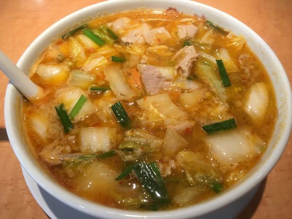 「スタミナラーメン＋小餃子、半チャンセット」@天理スタミナラーメン 本店の写真