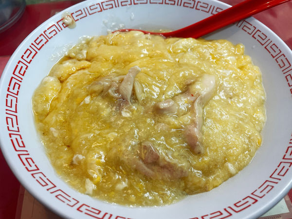 「とり玉子あんかけラーメン」@赤春園の写真