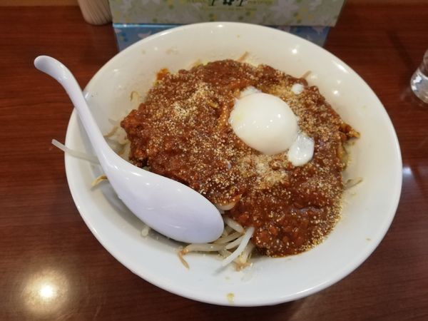 「メガトマトカレーまぜそば　限定」@メガガンジャの写真